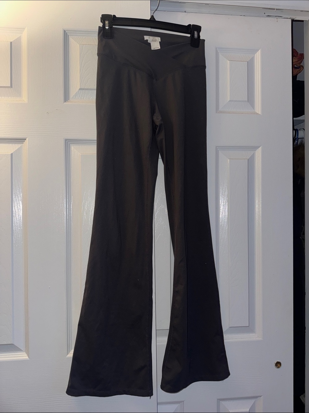 Garage dark grey Boot-Cut Yoga Pants with Flared Leg EUC